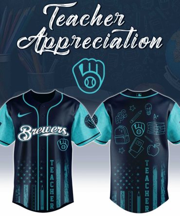 Celebrate Teachers: Custom Brewers Baseball Jersey – Perfect Gift For Teacher Appreciation!