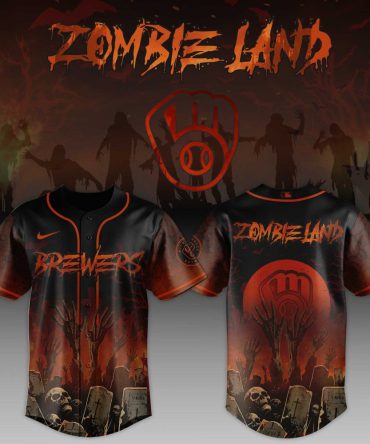Zombie Land Baseball Jersey – Spooky Style For Halloween Lovers , Unisex Costume Shirt
