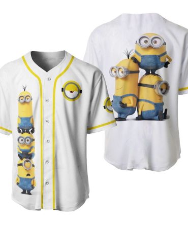 Fun Minion Baseball Jersey – Perfect For Fans & Casual Wear, Unisex, Comfortable Fit