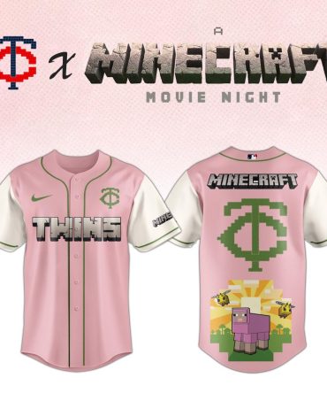Limited Edition Pink Twins X Minecraft Jersey – Perfect For Fans & Gamers!