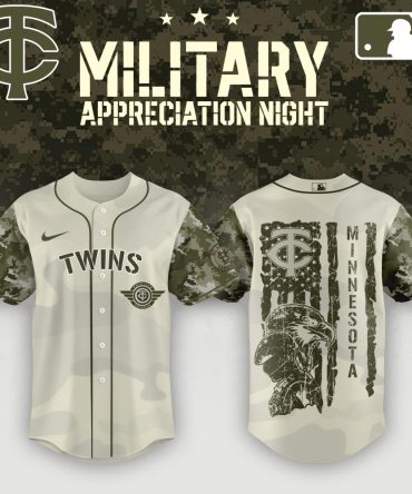 Limited Edition Twins Military Night Jersey - Honor Veterans With Style!