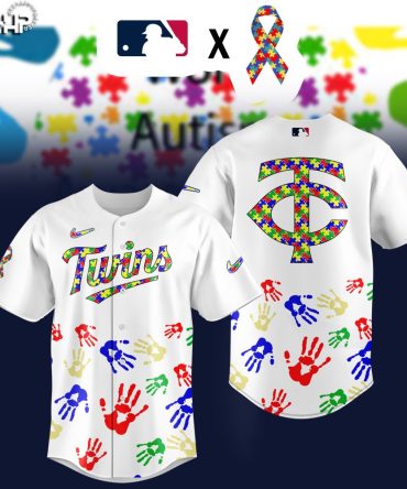 Twins Autism Awareness Jersey - Mlb Limited Edition Puzzle Design - Support Now!