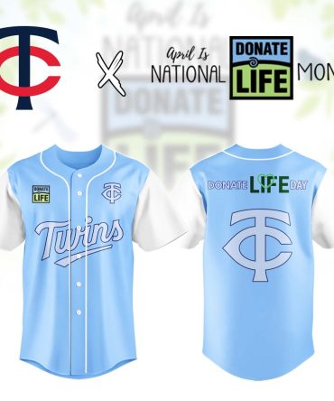 Limited Edition Twins Baseball Jersey - Support Donate Life Month!