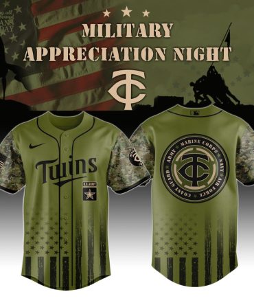 Limited Edition Military Appreciation Twins Jersey - Honor Veterans With Style!