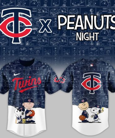 Limited Edition Twins X Peanuts Jersey - Celebrate Baseball & Cartoons In Style!
