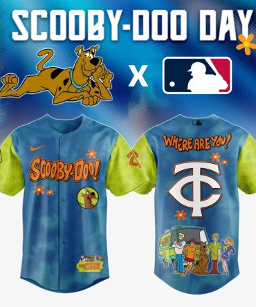 Scooby-Doo Mlb Limited Edition Baseball Jersey - Vibrant Cartoon Design For Fans