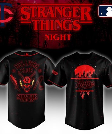 Limited Edition Twins Stranger Things Night Jersey – Hellfire Club Design
