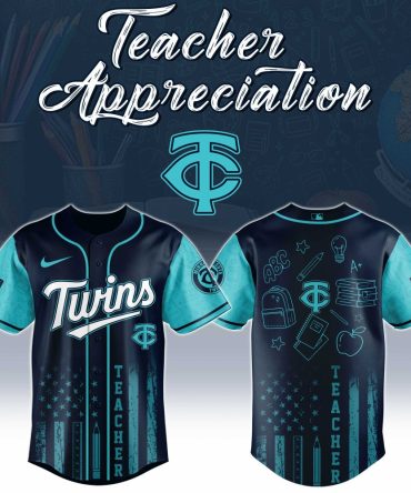 Celebrate Teachers: Custom Twins Baseball Jersey - Perfect Teacher Appreciation Gift!