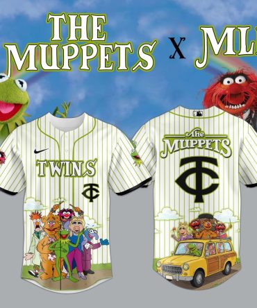 Limited Edition Muppets X Mlb Twins Jersey – Fun Cartoon Baseball Apparel!