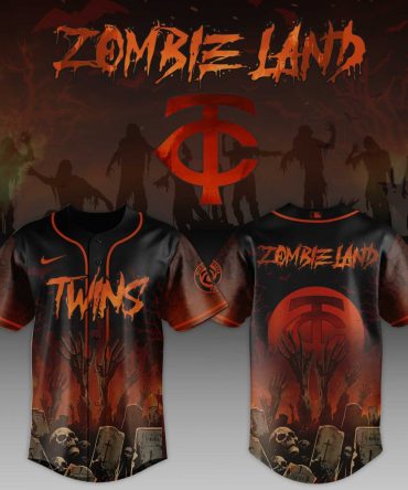 Zombie Land Baseball Jersey - Horror Theme, Customizable Halloween Shirt, Perfect For Spooky Fans