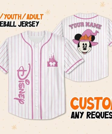 Custom Disney Baseball Jersey For Kids, Youth & Adults – Personalized With Your Name!