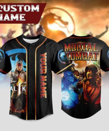 Custom Mortal Kombat Jersey - Personalized Gamer Shirt With Iconic Characters