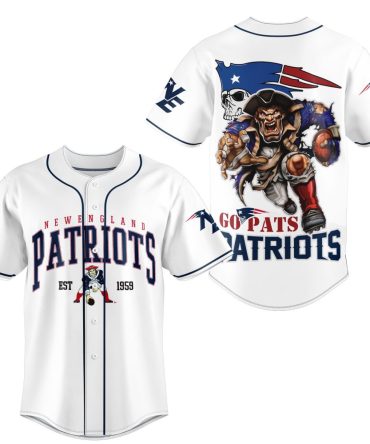 New England Patriots Fan Jersey – Bold Graphic Design For Ultimate Team Spirit