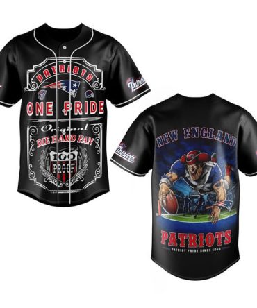 Patriots Pride Baseball Jersey - Die Hard Fan Apparel For New England Supporters