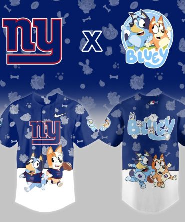 Ny Giants X Bluey Limited Edition Jersey – Nfl Kids' Favorite! Get Yours Now!