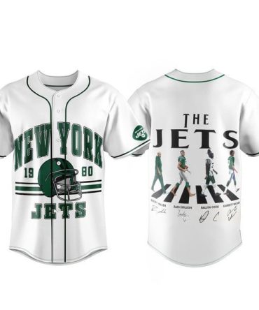 Limited Edition New York Jets Abbey Road Baseball Jersey - Vintage Style Fan Gear