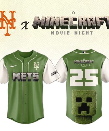 Minecraft X Mets Limited Edition Jersey - Perfect For Fans & Gamers!