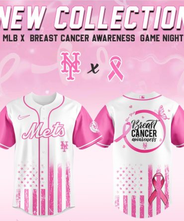 Support Breast Cancer Awareness: Limited Edition Mets Pink Jersey - New Collection