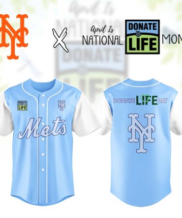 Support Donate Life Month – Limited Edition Mets Jersey , Shop Now!
