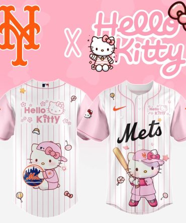 Exclusive Hello Kitty X Mets Jersey – Cute & Stylish Fan Gear! Limited Edition