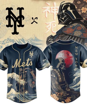 Unique Samurai Darth Vader Mets Jersey - Limited Edition Baseball Apparel