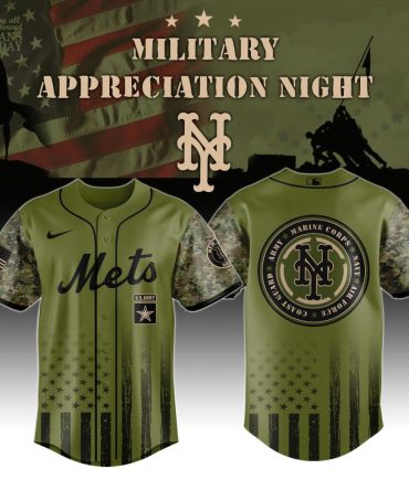 Honor Veterans: Military Appreciation Night Mets Jersey - Limited Edition Camo Design