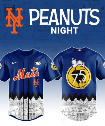 Exclusive Mets Peanuts Night Jersey – Celebrate 75 Years With Snoopy & Charlie Brown!