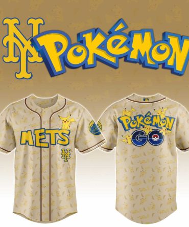 Limited Edition Pokémon X Mets Pikachu Jersey – Catch 'Em All In Style!