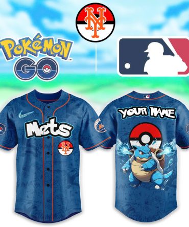 Customizable Mets Pokémon Jersey – Personalize Your Game Day Look!