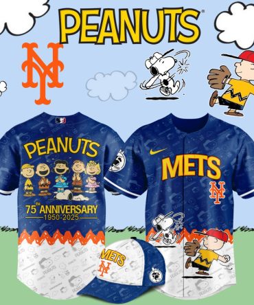 Celebrate Peanuts 75Th With Ny Mets Jersey Limited Edition!