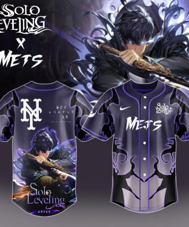 Exclusive Solo Leveling X Mets Jersey – Limited Edition Anime Fan Apparel