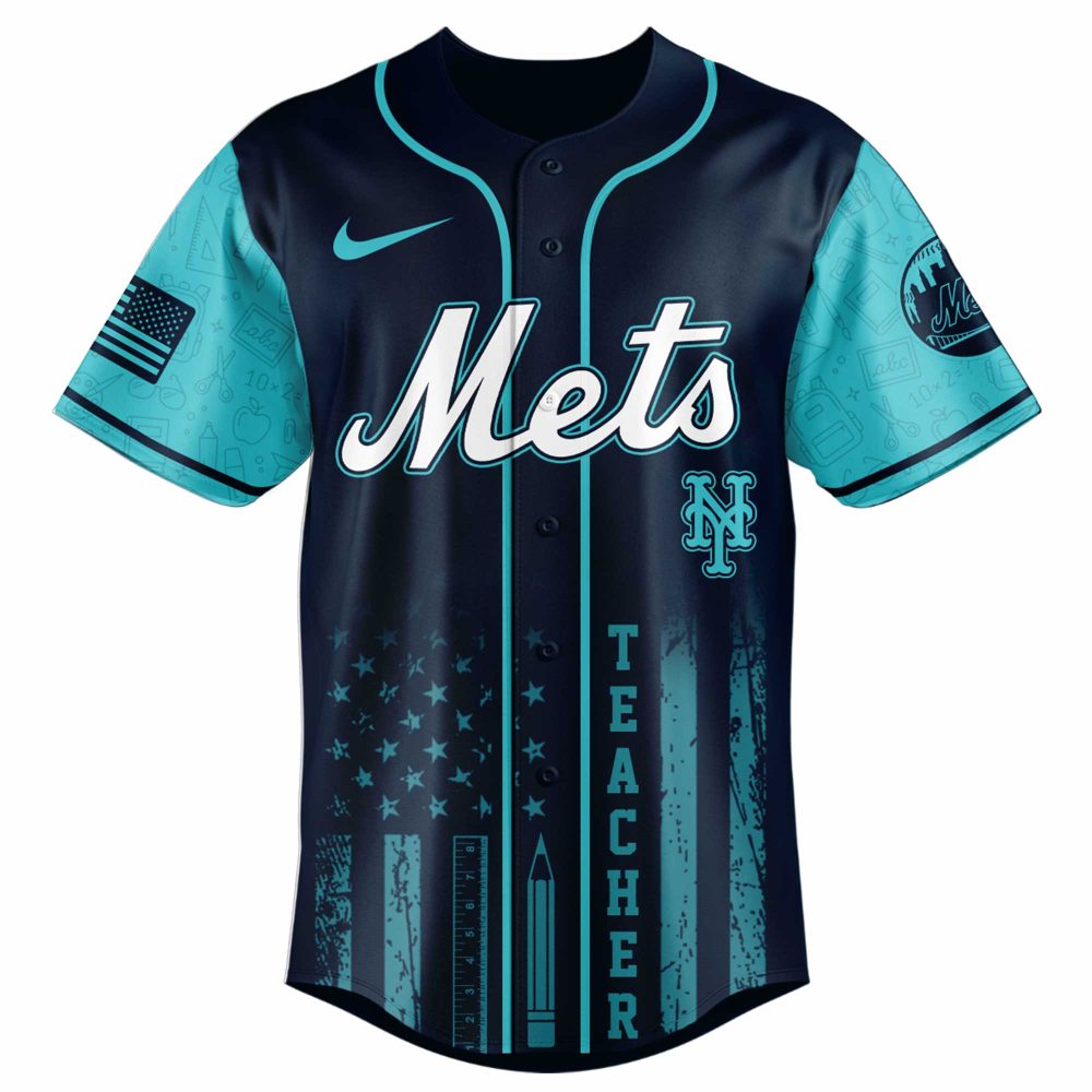 Ny Mets Teacher Appreciation Jersey – Perfect Gift For Educators & Baseball Fans! - Image 2