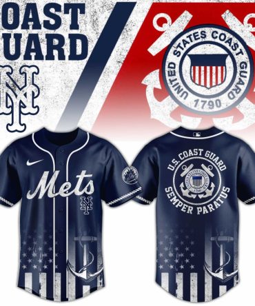 Exclusive Us Coast Guard Mets Jersey - Patriotic Baseball Apparel For Fans