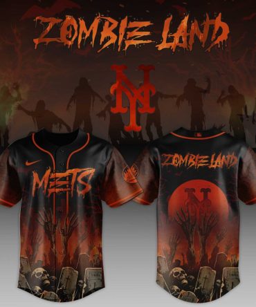 Limited Edition Zombie Land Mets Jersey – Halloween Special Fan Gear