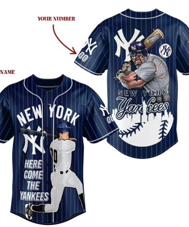 Custom New York Yankees Jersey - Personalize With Your Name & Number - Perfect Gift For Fans!