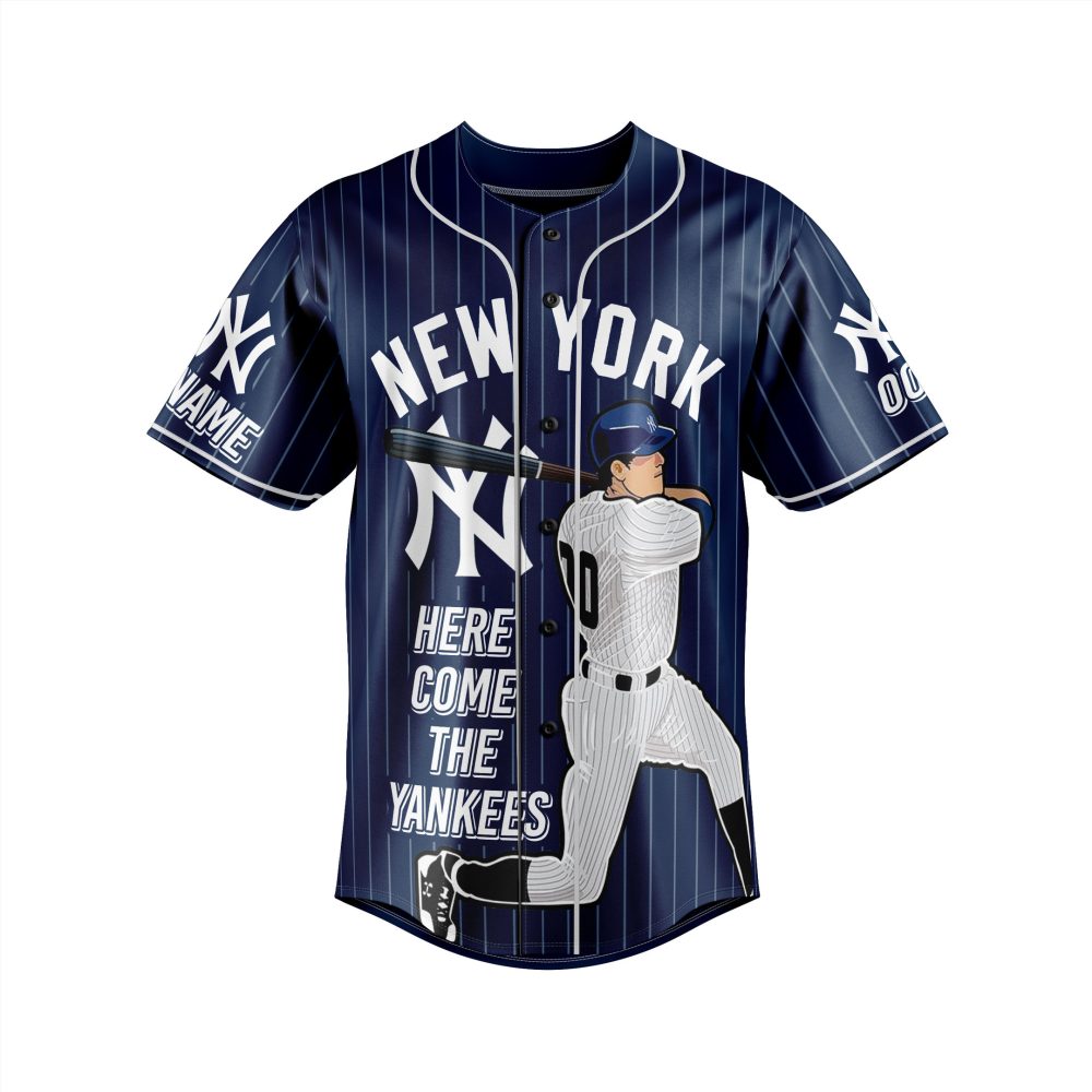 Custom New York Yankees Jersey - Personalize With Your Name & Number - Perfect Gift For Fans! - Image 2
