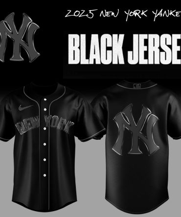2025 New York Yankees Black Jersey - Official Mlb Apparel For Fans