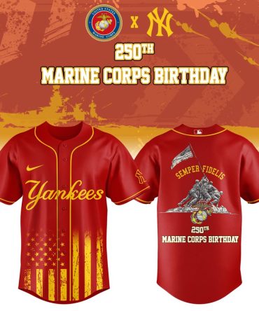 Limited Edition Yankees X Marines 250Th Anniversary Jersey - Honor & Style