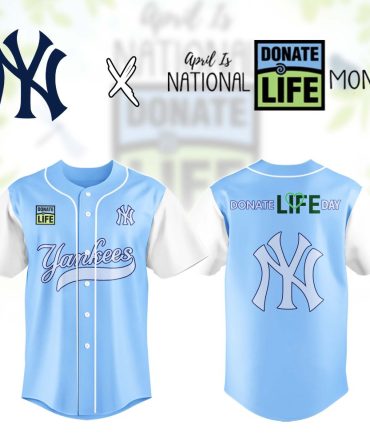 Limited Edition Yankees Jersey - Celebrate Donate Life Month In Style!
