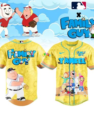Family Guy X Mlb Yankees Jersey - Fun Cartoon Baseball Apparel For Fans