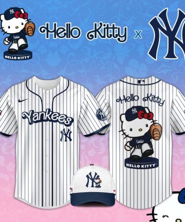 Hello Kitty X Yankees Baseball Jersey - Limited Edition Fan Gear