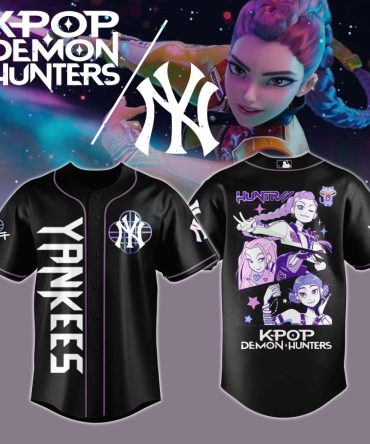 Exclusive Kpop Demon Hunters Yankees Jersey – Anime Streetwear Fashion