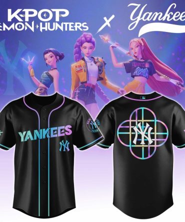 K-Pop Demon Hunters X Yankees Limited Edition Jersey - Vibrant Neon Design