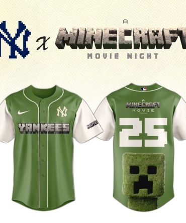 Limited Edition Ny Baseball X Minecraft Jersey – Perfect For Fans & Gamers!