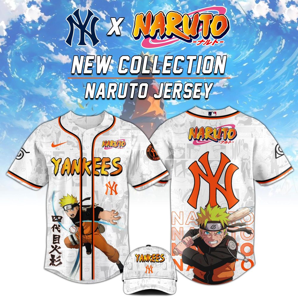 Limited Edition Yankees X Naruto Jersey - Anime Fans' Dream Gear!