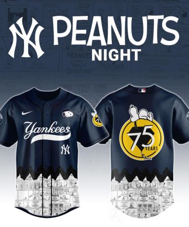 Limited Edition Yankees X Peanuts 75Th Anniversary Jersey - Celebrate In Style!