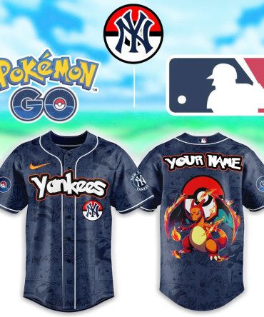 Custom Yankees Pokémon Jersey - Charizard Design For Mlb Fans