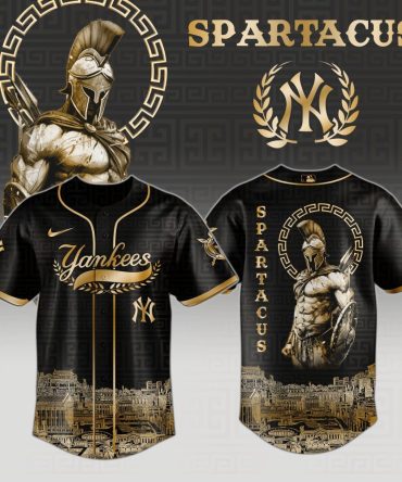 Spartacus-Themed Yankees Jersey: Bold Design, Premium Comfort – Limited Edition!