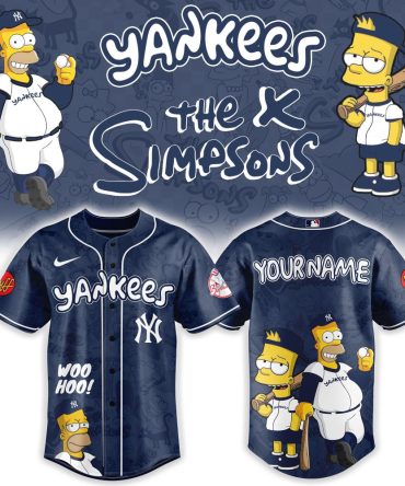 Custom Yankees X Simpsons Jersey – Personalized Fan Sportswear Gift