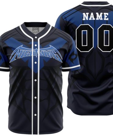 Custom Nightwing Baseball Jersey – Stylish, Personalized Sportswear For Fans